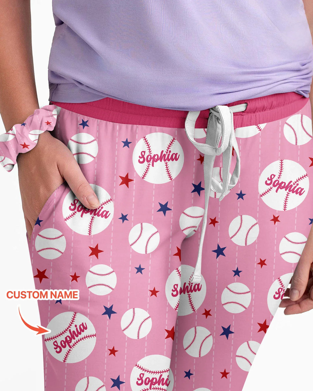 Custom Name Rookie of The Year Matching Bamboo Women Pajama Set