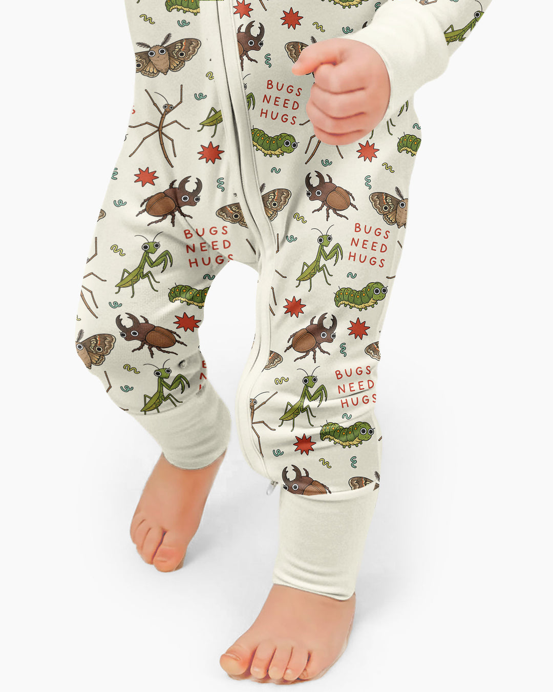 Cute Insect Friends Bamboo Convertible Zippy