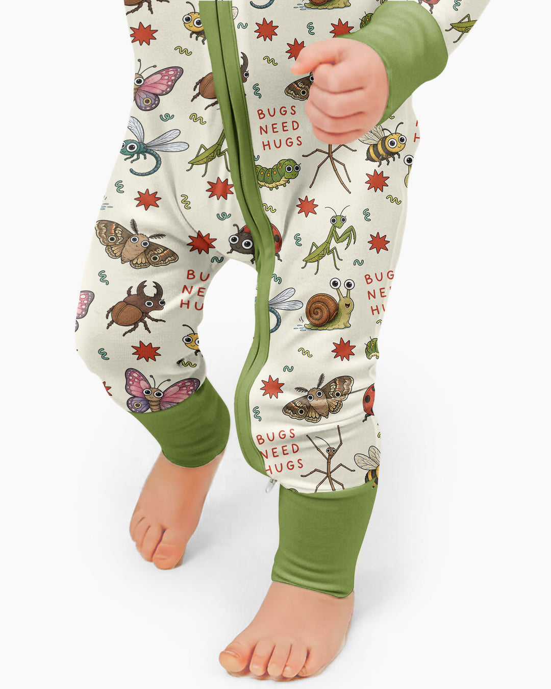 Bugs Need Hug Bamboo Convertible Zippy