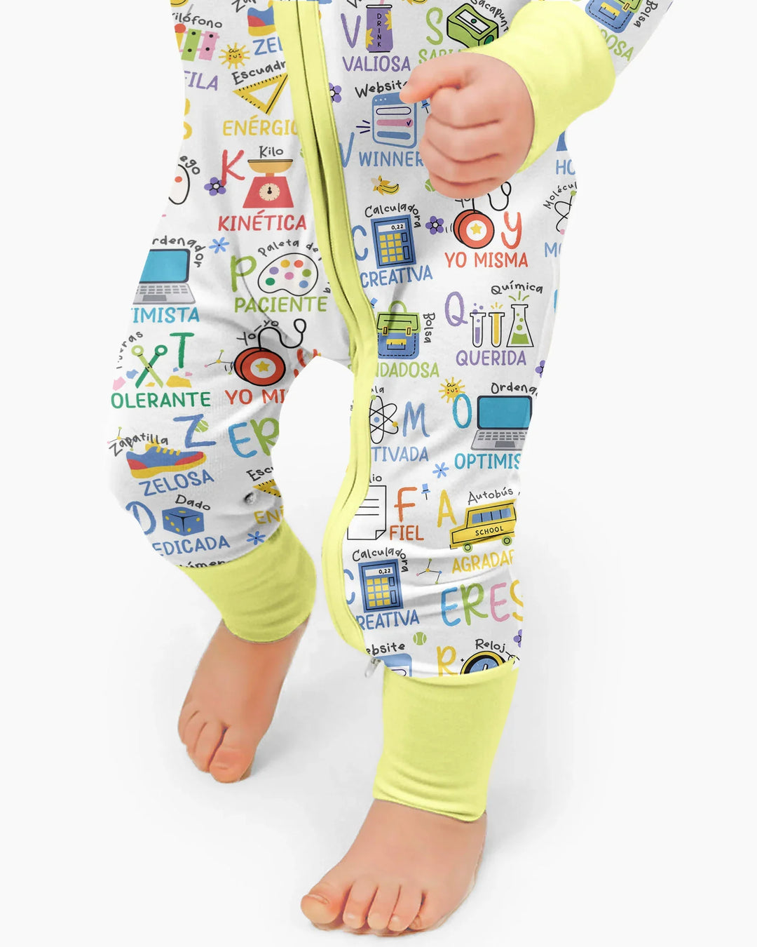 You Are Spanish Alphabet Version Bamboo Convertible Zippy