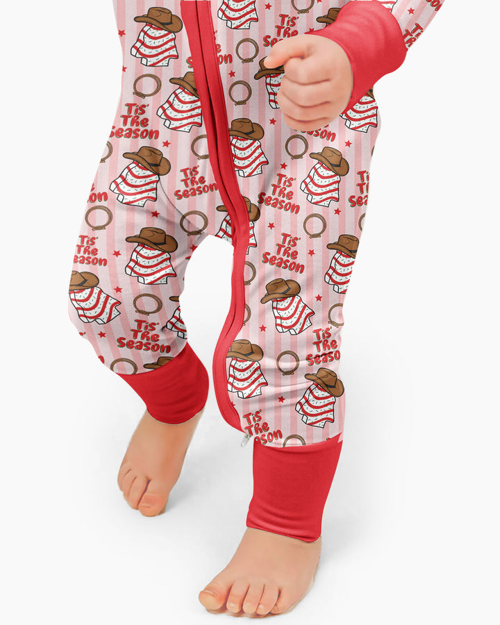Western Christmas Tis the Season Bamboo Convertible Zippy