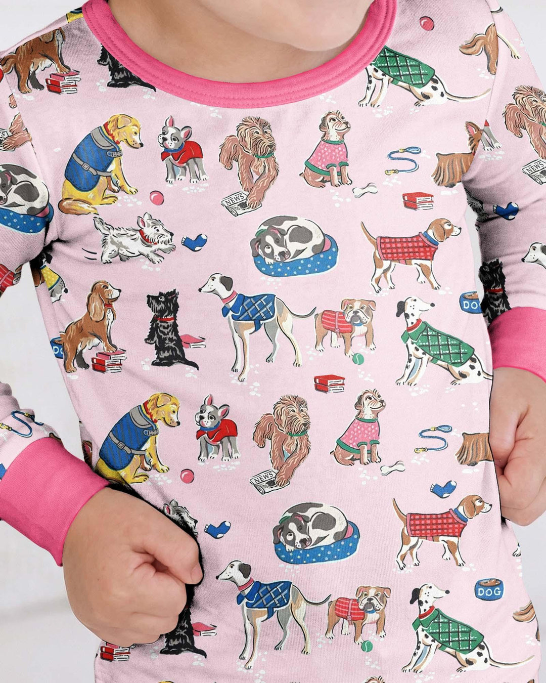 Best Bud Bark Family Matching Bamboo Two Piece Long Sleeve Pajama Set