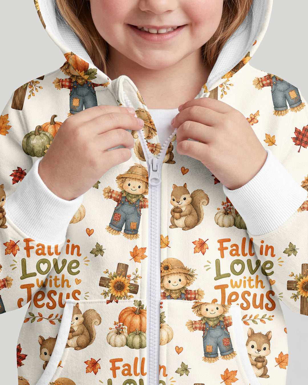 Fall For Jesus Bamboo Zip Hoodie