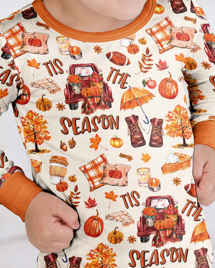 Template Bamboo Two Piece Long Sleeve Pyjamas Set
