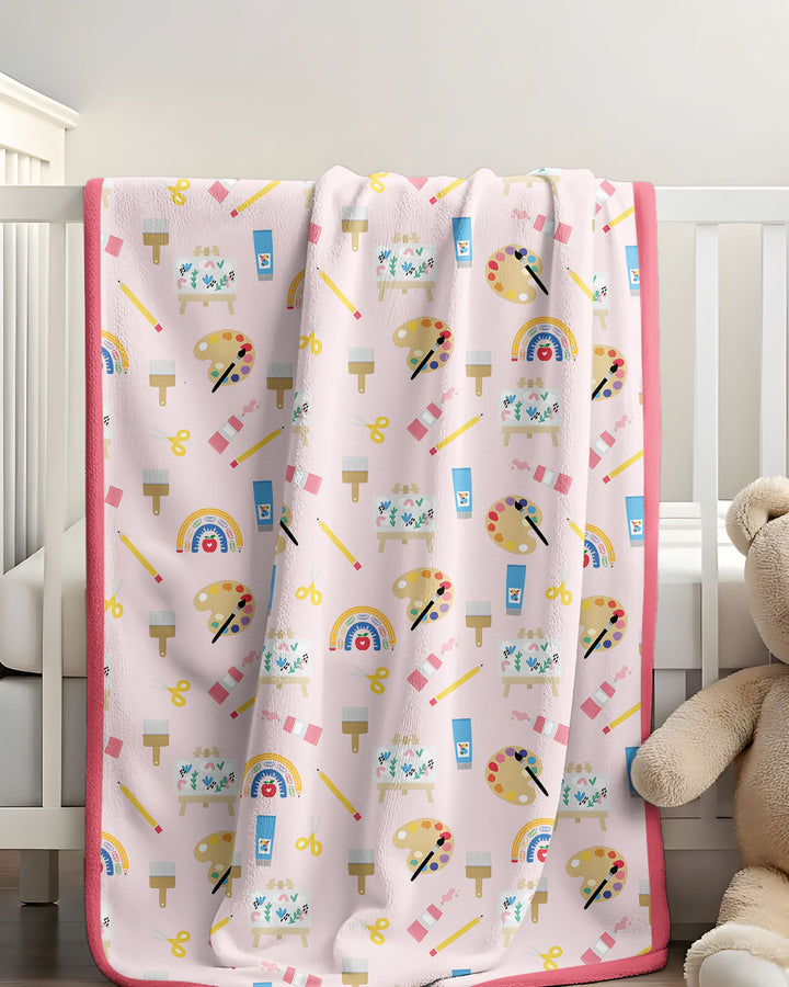 Custom Name When I Wake Up I Will Be Starting School Bamboo Blanket