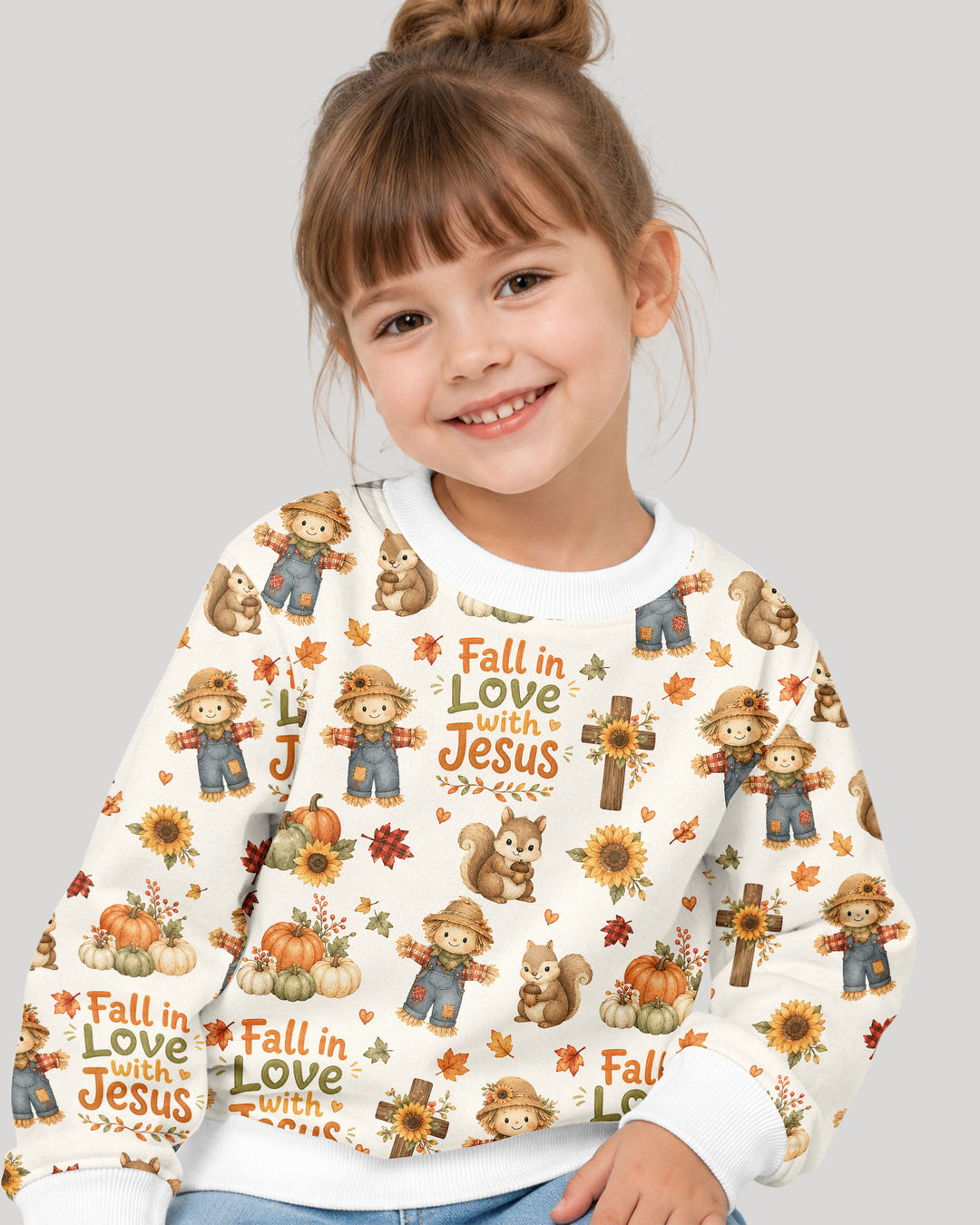 Fall For Jesus Bamboo Crewneck Sweatshirt