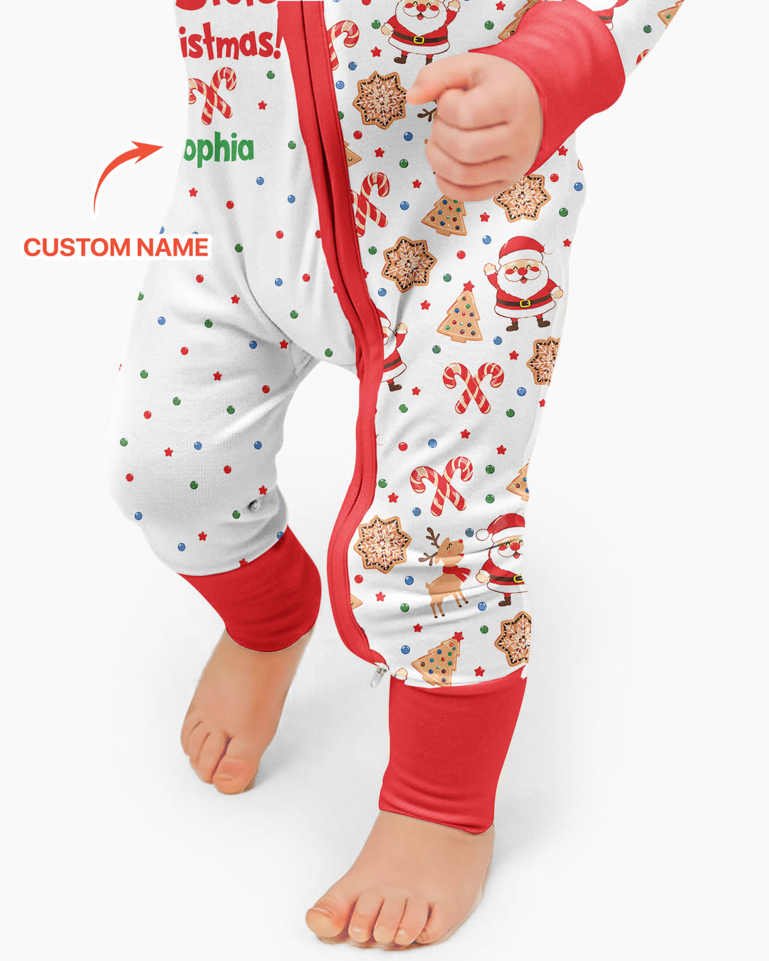 Custom Name The Baby Who Stole Christmas Bamboo Convertible Zippy