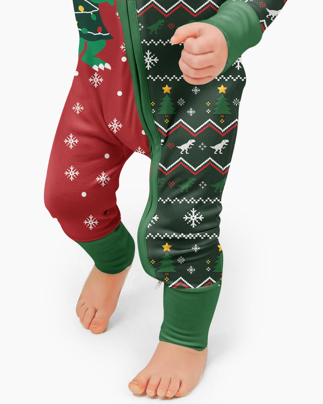 Look I'm Tree-Rex Ugly Christmas Bamboo Convertible Zippy
