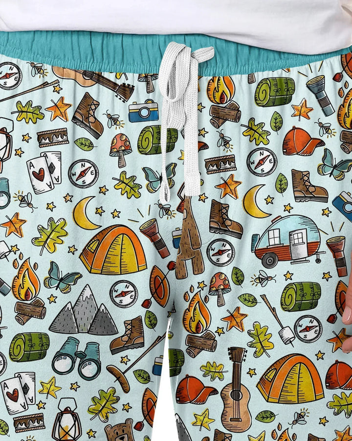 Funny Camper Family Matching Bamboo Men's Pajama Set