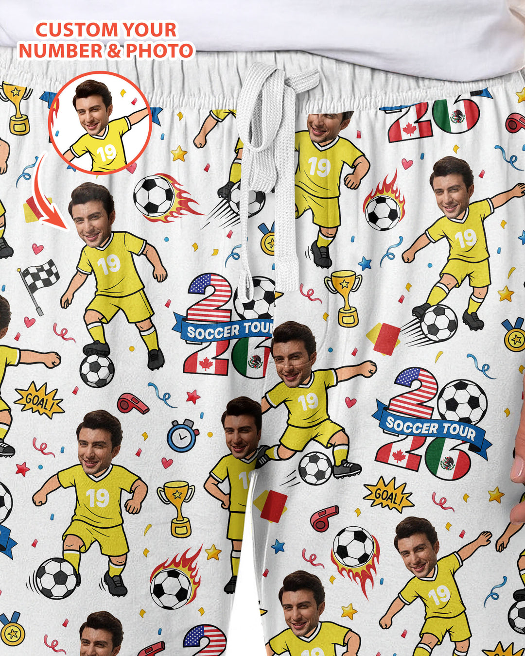 Soccer Tour 2026 Best Player Bamboo Men's Pajama Set