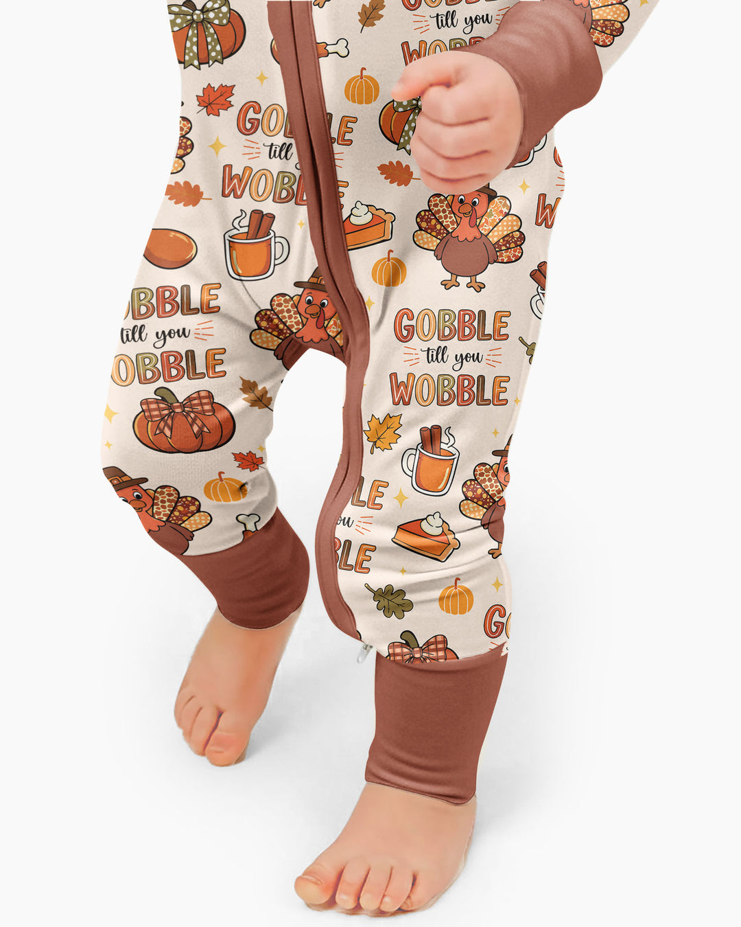 Gobble Gobble Till You Wobble Bamboo Convertible Zippy