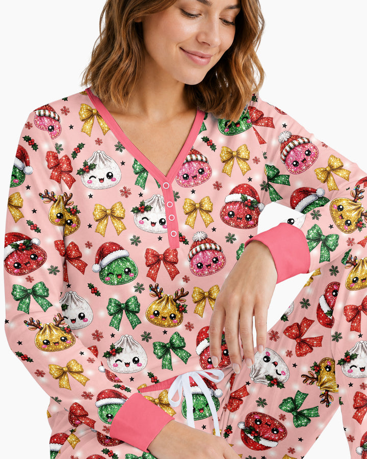 You're A Christmas Dumpling Bamboo Women Pajama Set