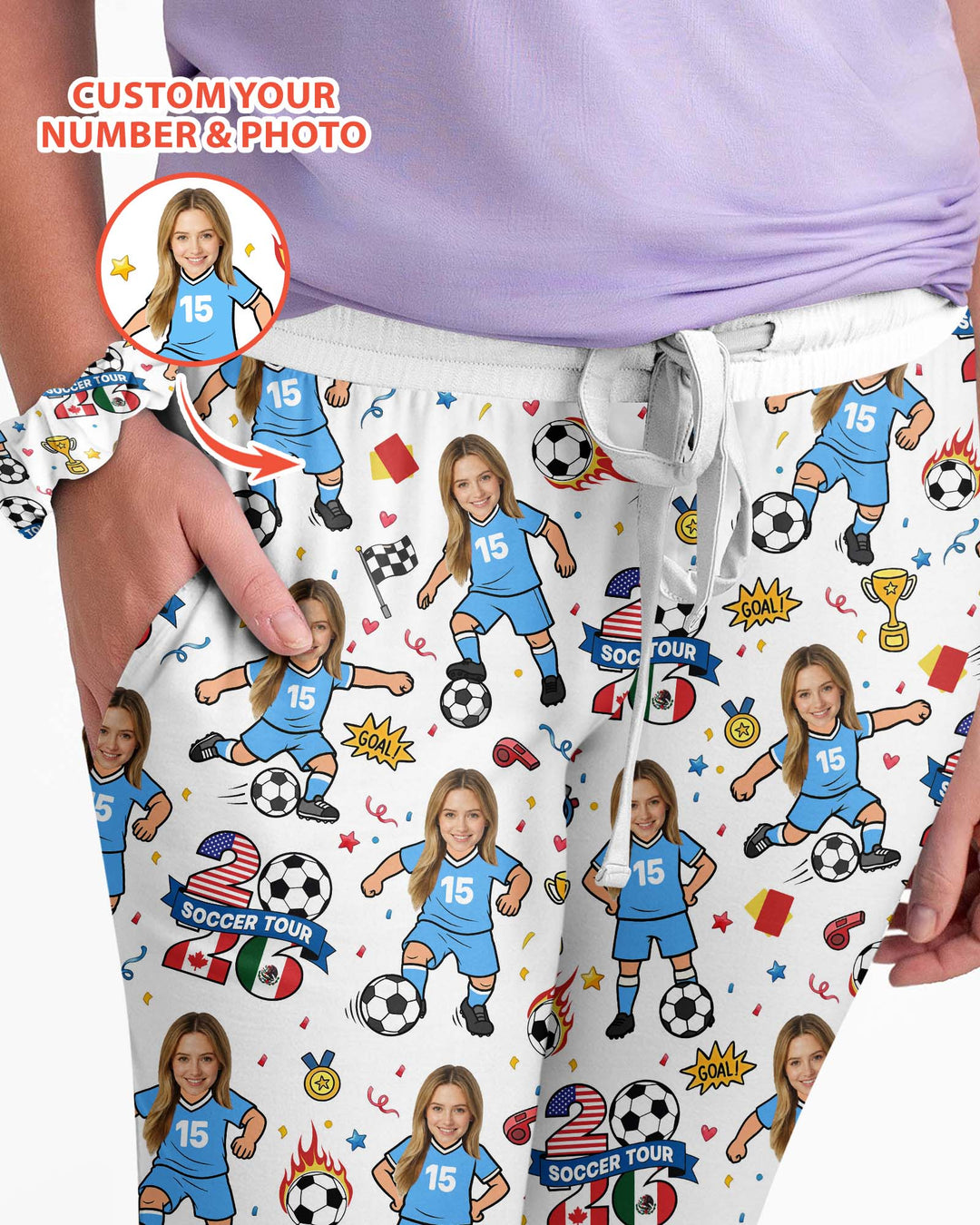 Soccer Tour 2026 Best Player Bamboo Women Pajama Set