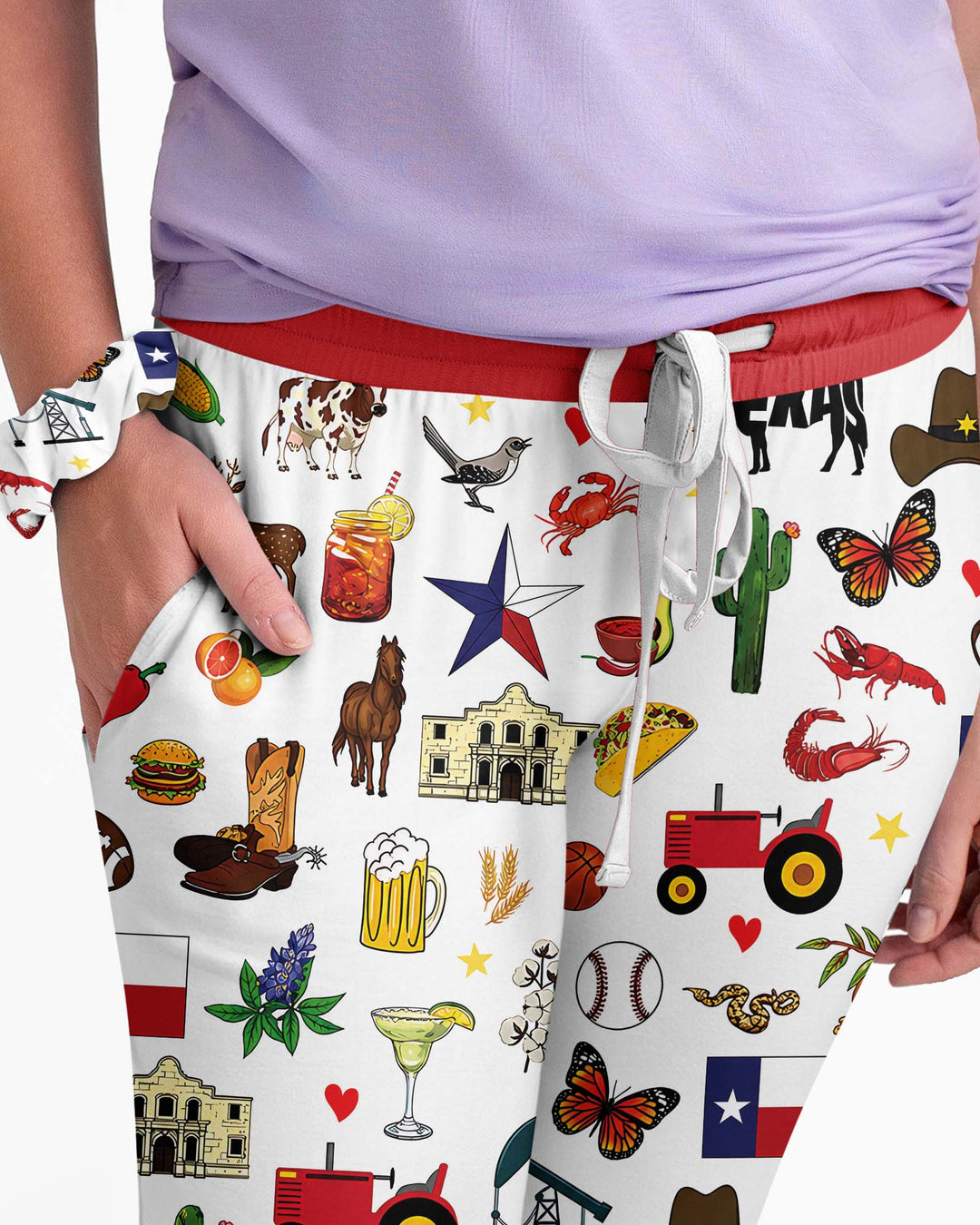 Texas Map Bamboo Women Pajama Set