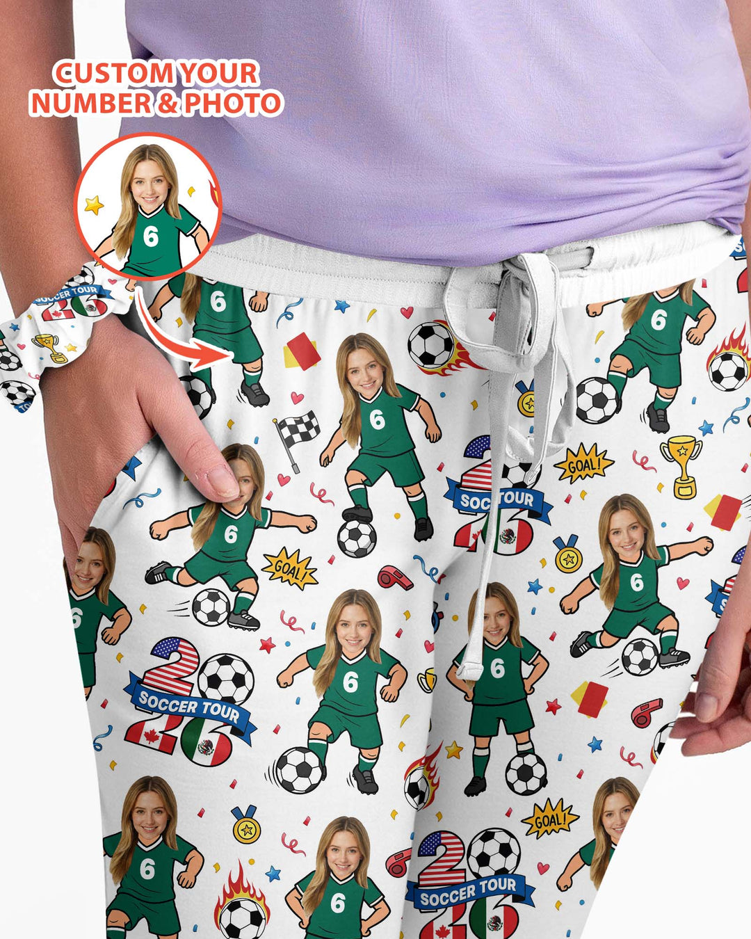 Soccer Tour 2026 Best Player Bamboo Women Pajama Set