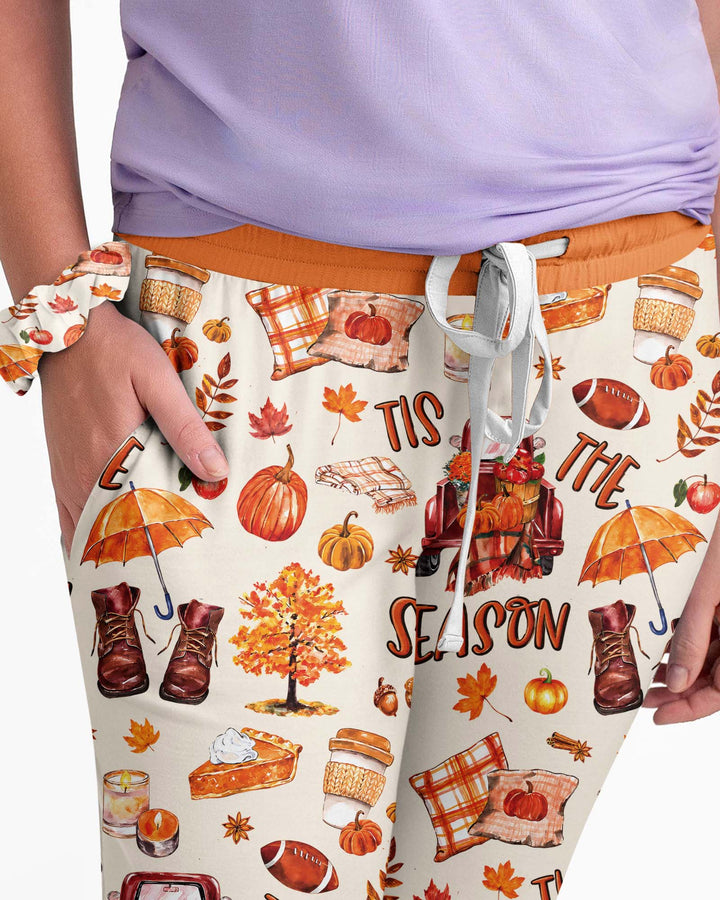 Fall Tis the Season Bamboo Women Pajama Set