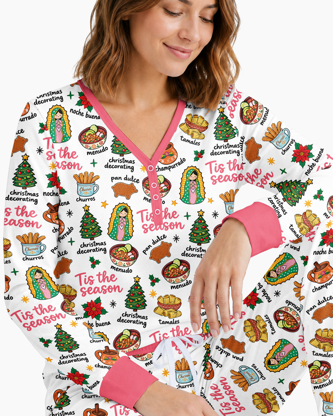 It's Abuelita and Pan Dulce Season Bamboo Women Pajama Set