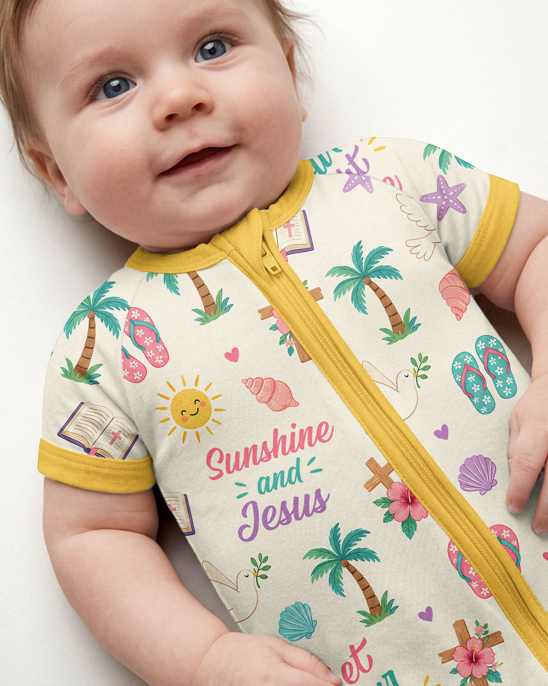 Sunshine and Jesus Summer VBS Bamboo Shorty Zippy