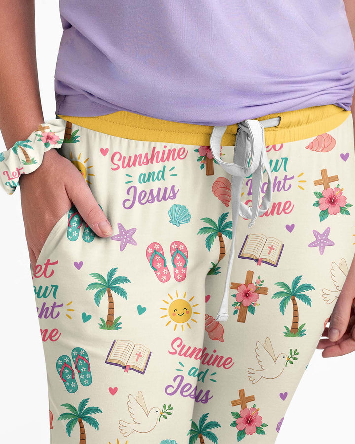 Sunshine and Jesus Summer VBS Bamboo Women Pajama Set
