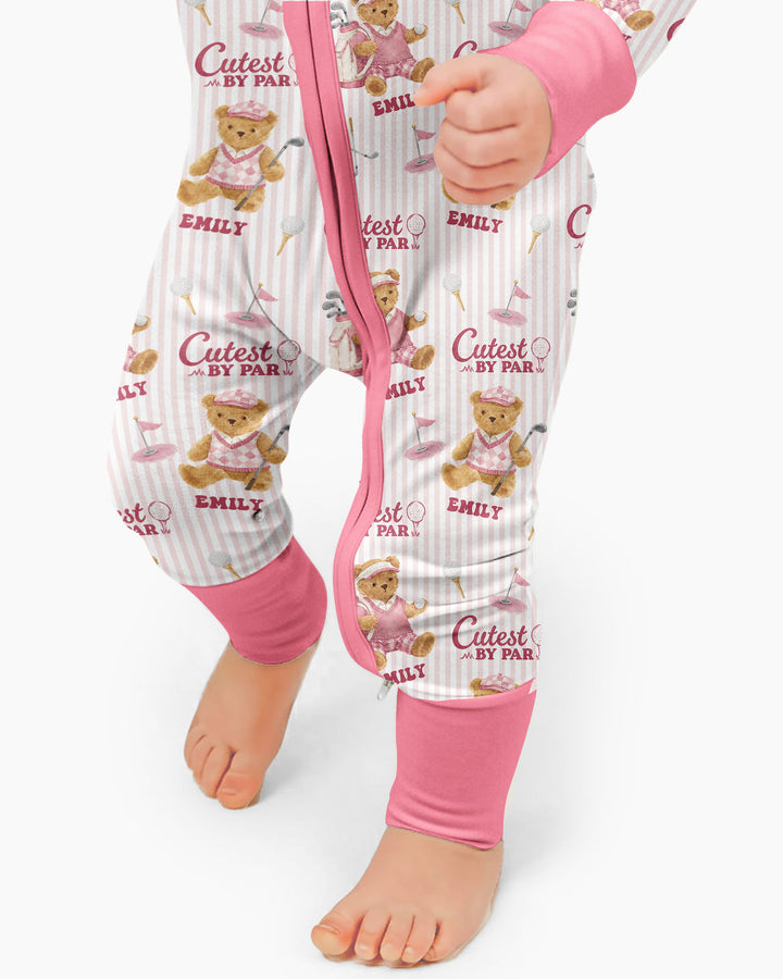 Cutest By Par Custom Name Bamboo Convertible Zippy