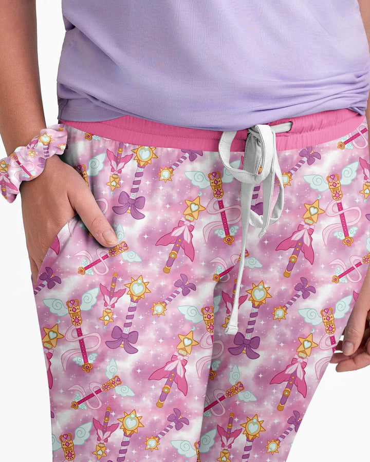 Kawaii Magical Girl Wand Bamboo Women Pajama Set