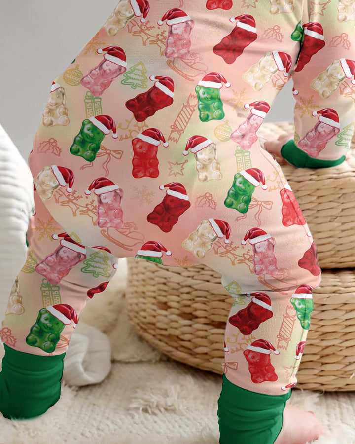 Gummy Bear Santa Christmas Bamboo Convertible Zippy