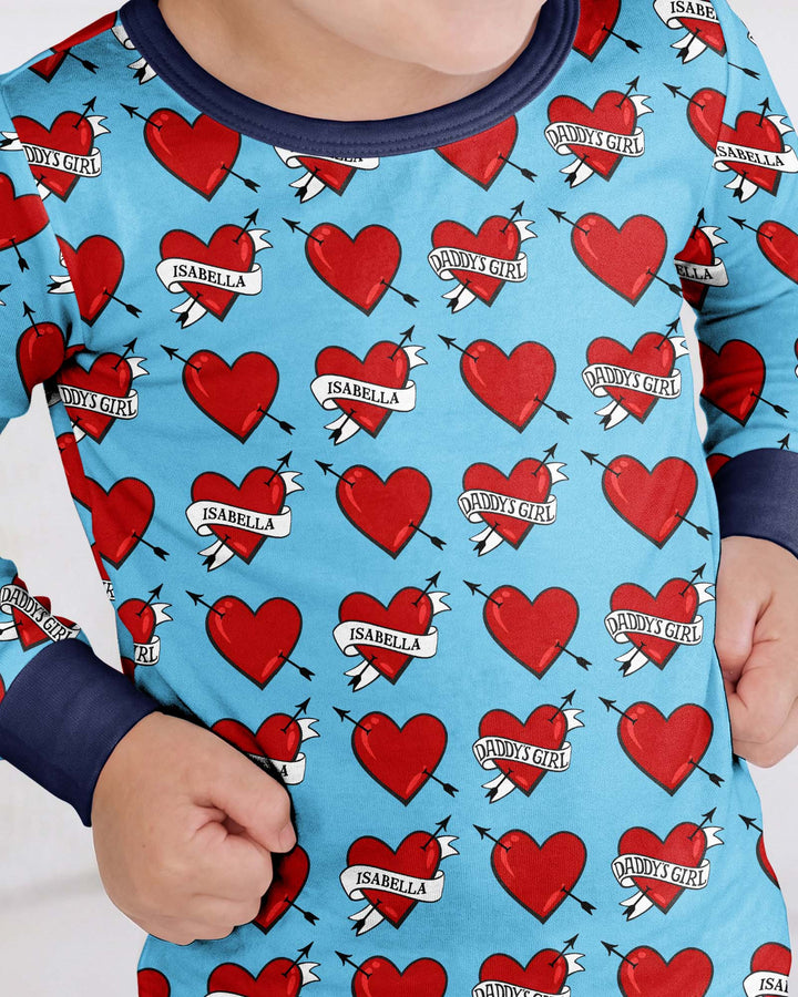 Dad's Kids Bamboo Two Piece Long Sleeve Pajama Set