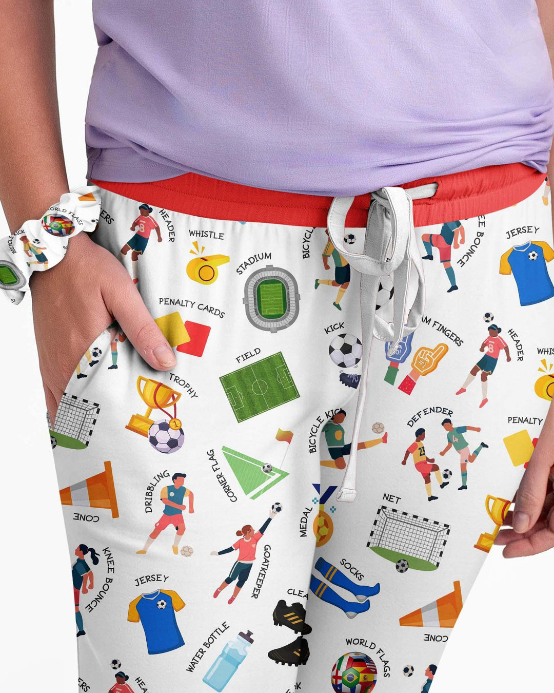 Soccer Fever All About The Game Bamboo Women Pajama Set