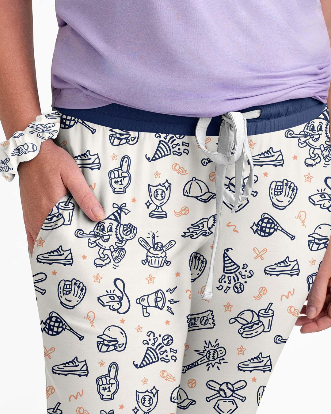 Ballpark Bash Bamboo Women Pajama Set