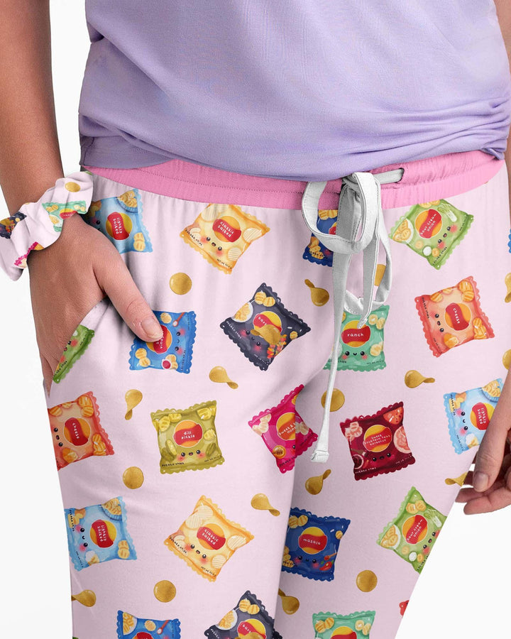 Potato Chips Bamboo Women Pajama Set