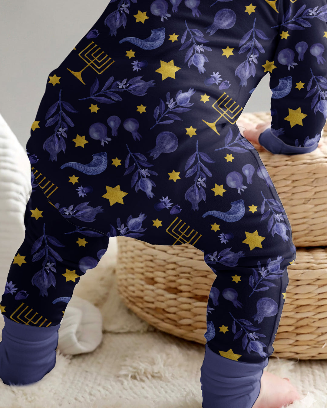 Rosh Hashanah Night Family Matching Bamboo Convertible Zippy
