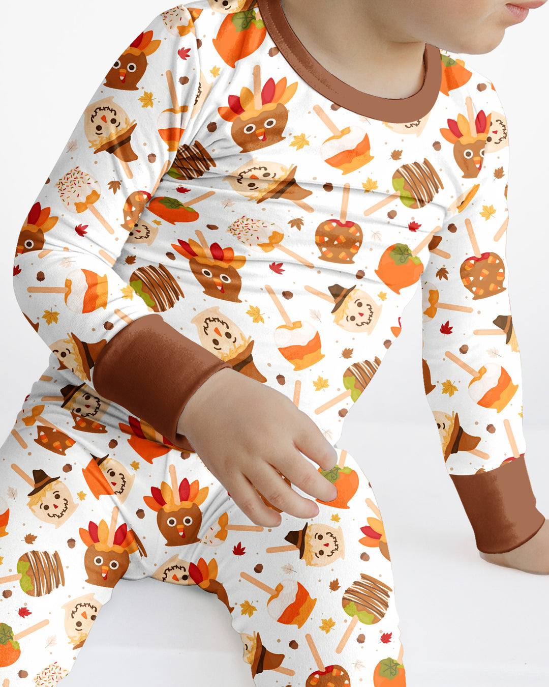 Template Bamboo Two Piece Long Sleeve Pyjamas Set