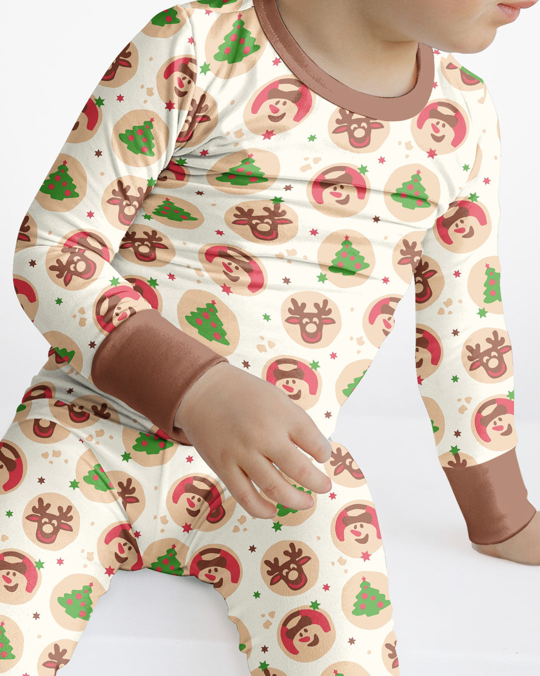 Template Bamboo Two Piece Long Sleeve Pyjamas Set