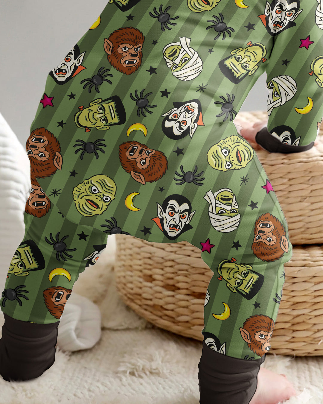 Creepy Crew Family Matching Bamboo Convertible Zippy