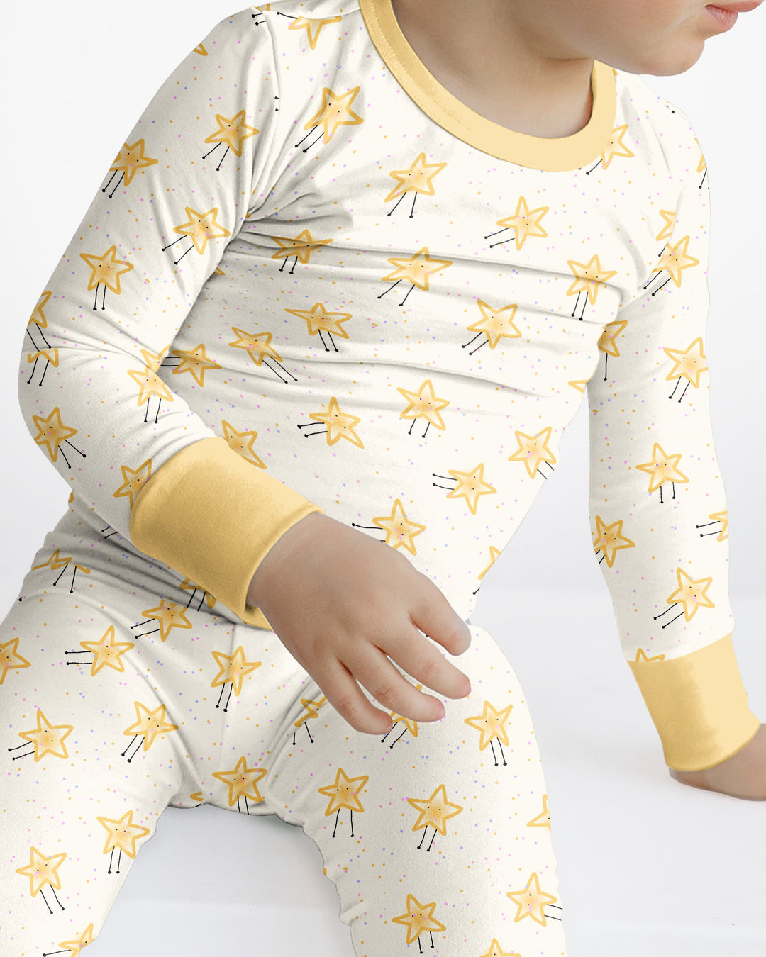 Template Bamboo Two Piece Long Sleeve Pyjamas Set