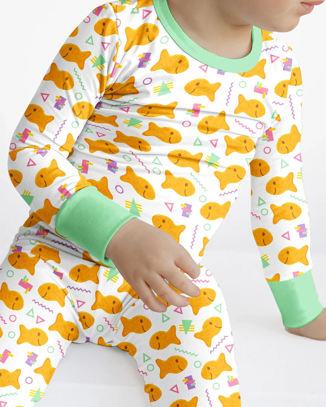 Template Bamboo Two Piece Long Sleeve Pyjamas Set