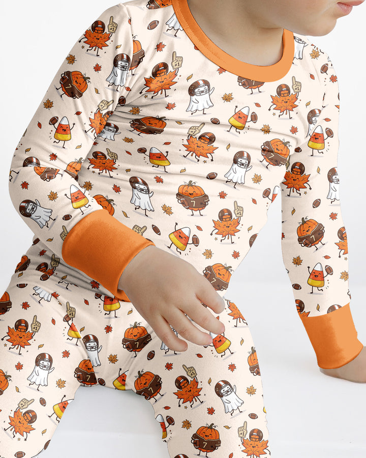 Template Bamboo Two Piece Long Sleeve Pyjamas Set