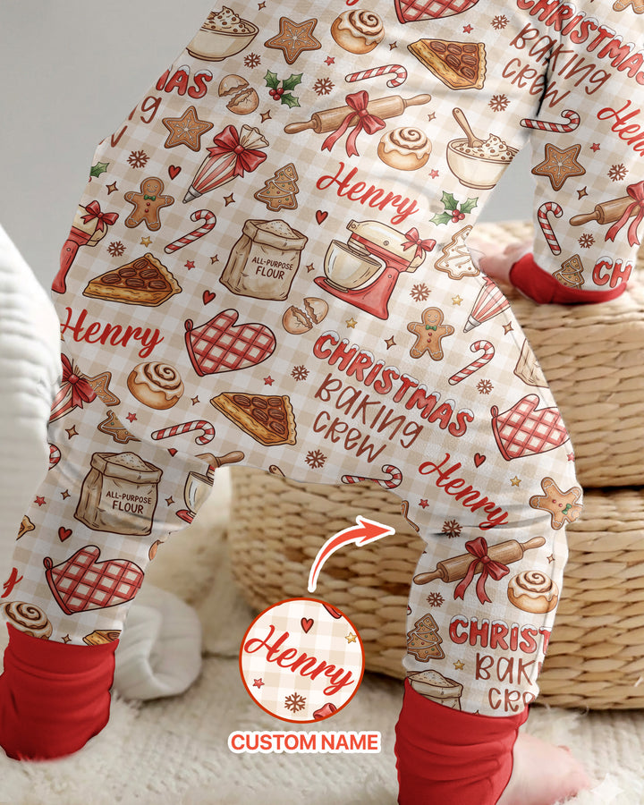 Christmas Baking Crew Bamboo Convertible Zippy