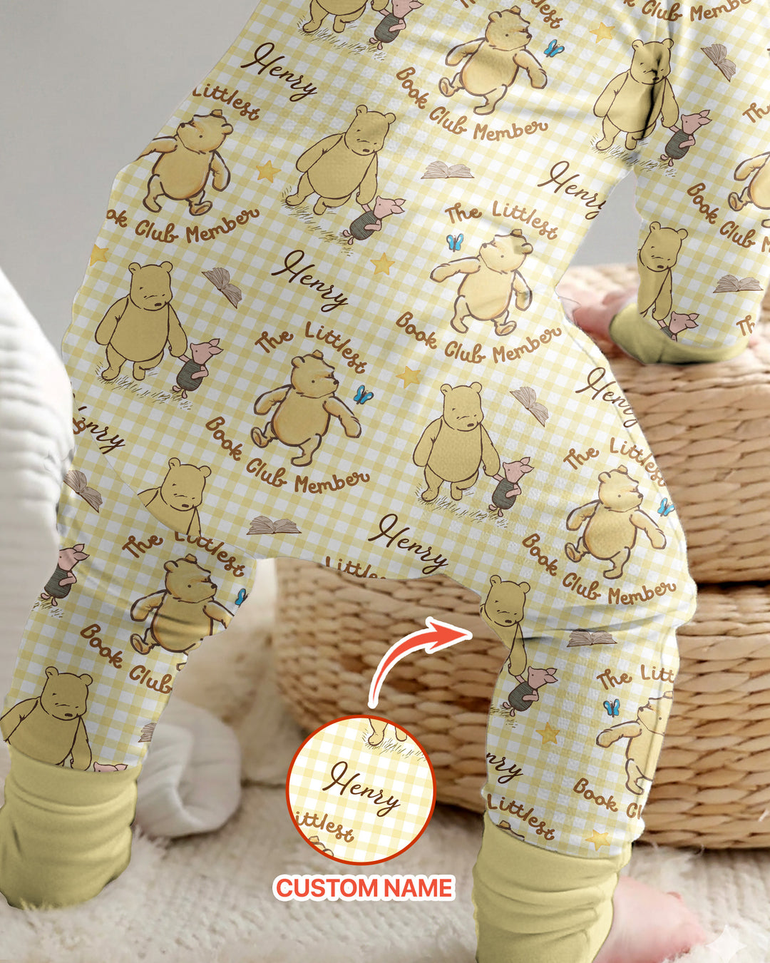 Custom Name Littlest Book Club Member Bamboo Convertible Zippy