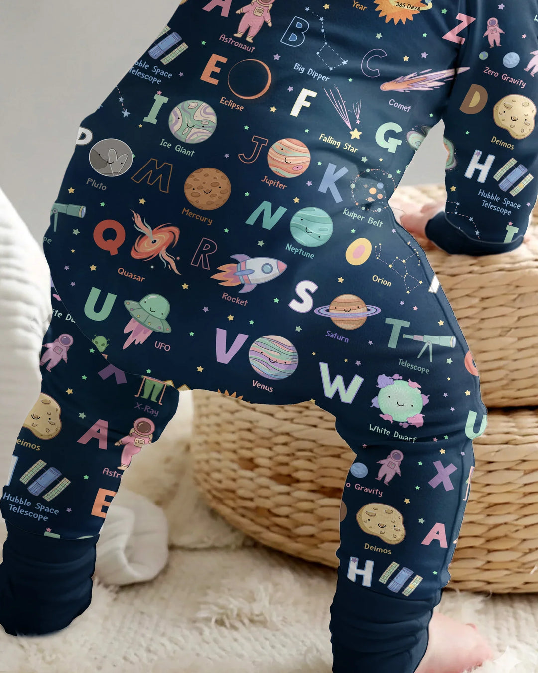 Space Alphabet Bamboo Convertible Zippy