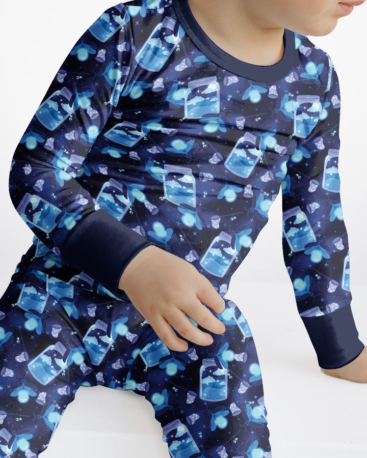 Template Bamboo Two Piece Long Sleeve Pyjamas Set