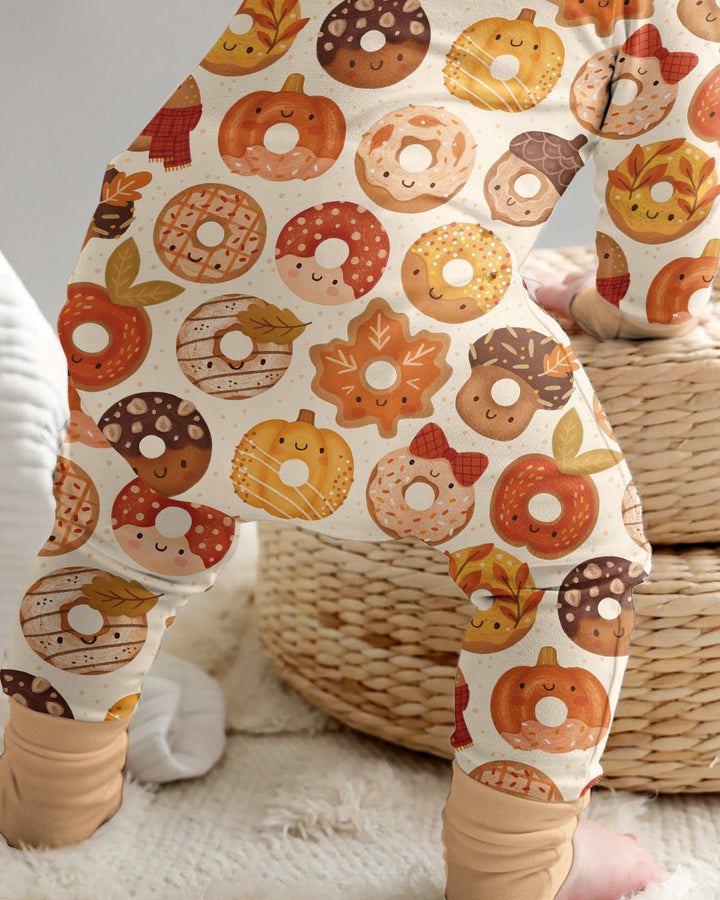 Cute Autumn Donut Bamboo Convertible Zippy