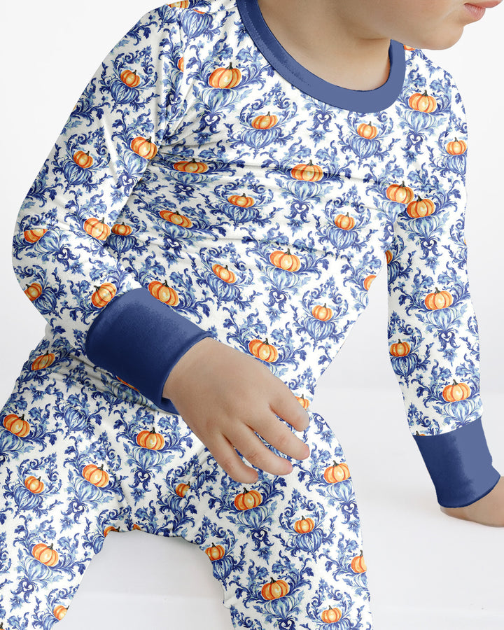 Template Bamboo Two Piece Long Sleeve Pyjamas Set