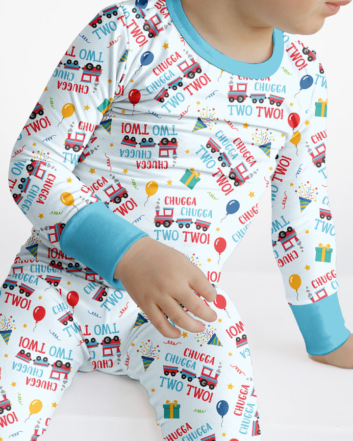 Chugga Chugga Two Bamboo Two Piece Long Sleeve Pajama Set
