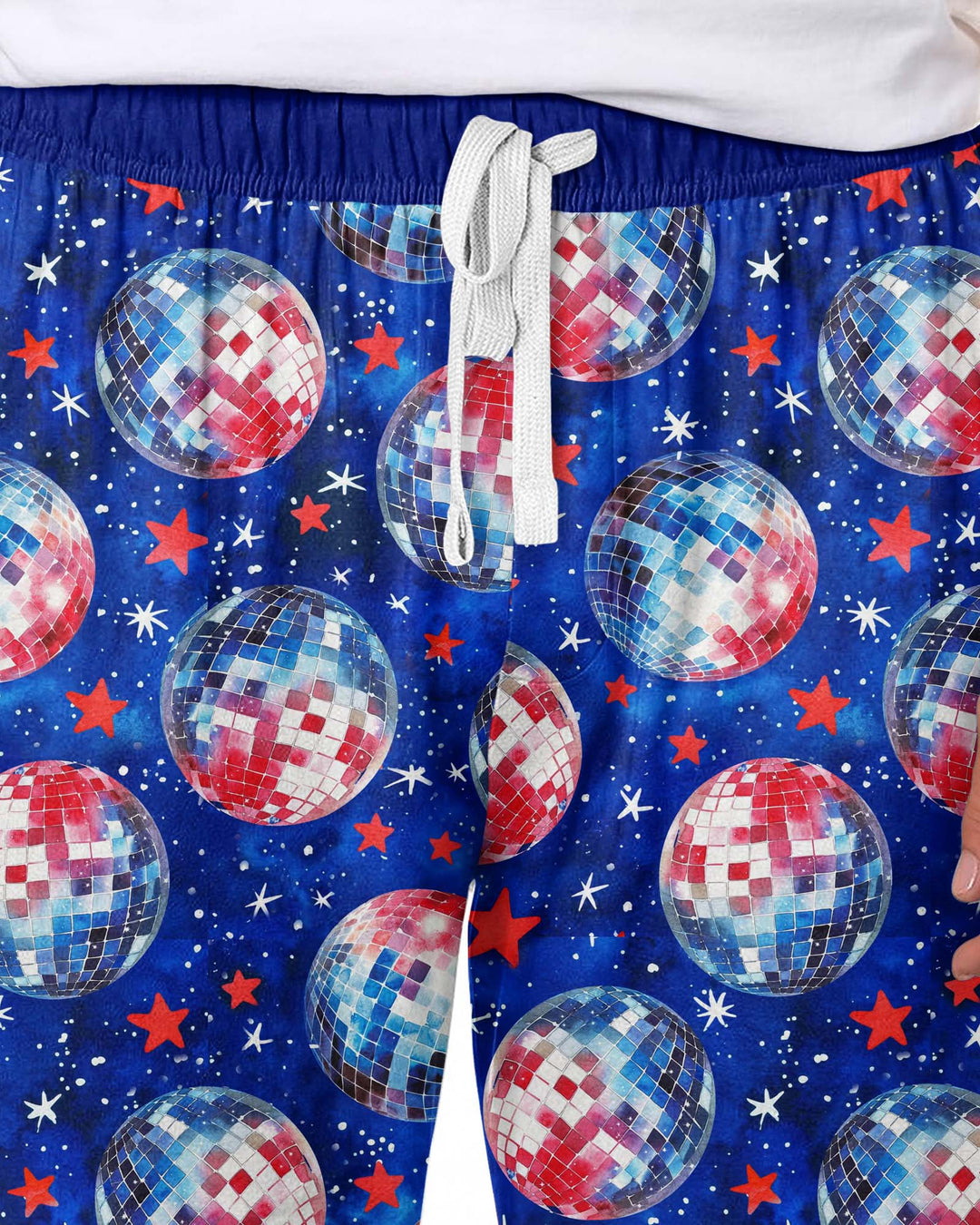 USA Disco Balls Bamboo Men's Pajama Set