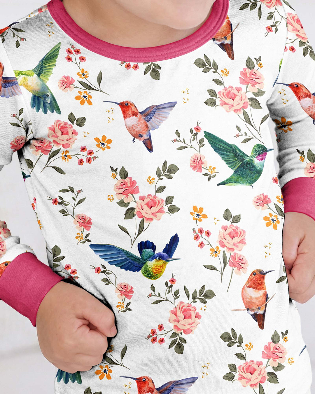 Template Bamboo Two Piece Long Sleeve Pyjamas Set