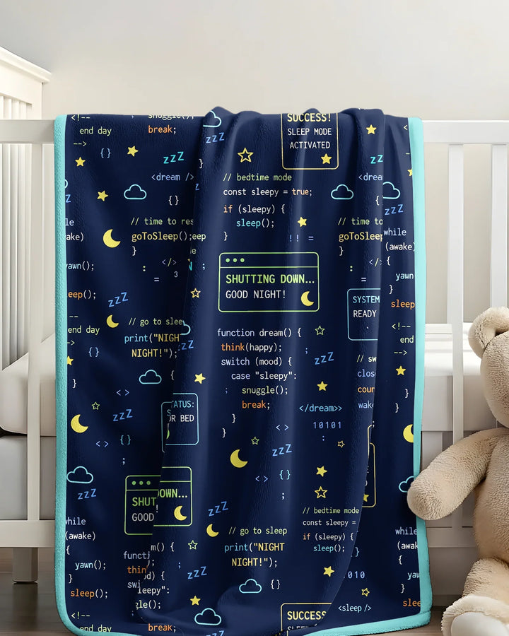 It Techy Job Matching Dad and Son Bamboo Blanket