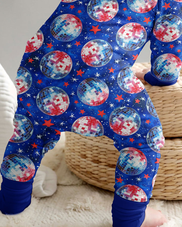 USA Disco Balls Bamboo Convertible Zippy