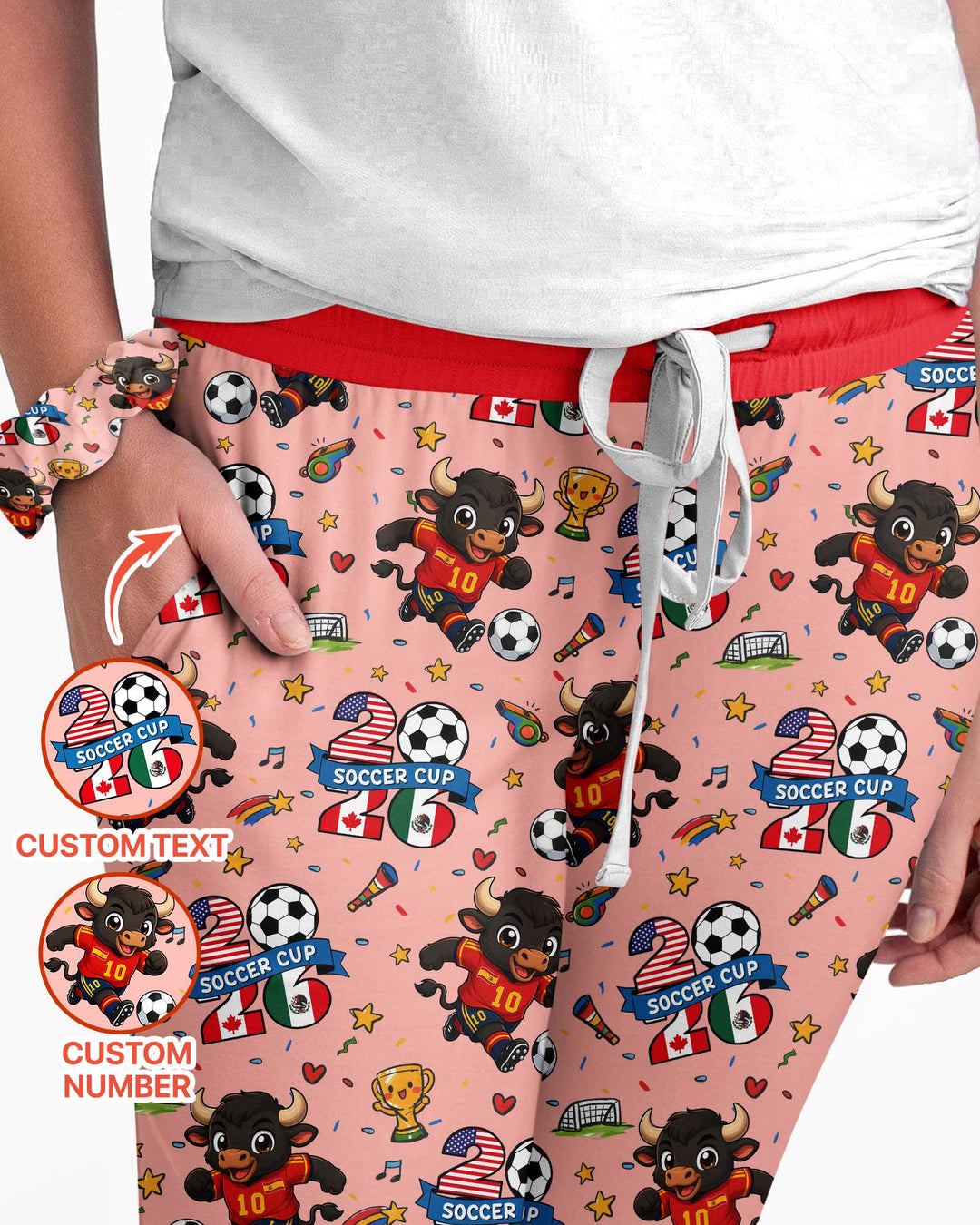 We Are The Champions Soccer Cup 2026 Bamboo Women Pajama Set