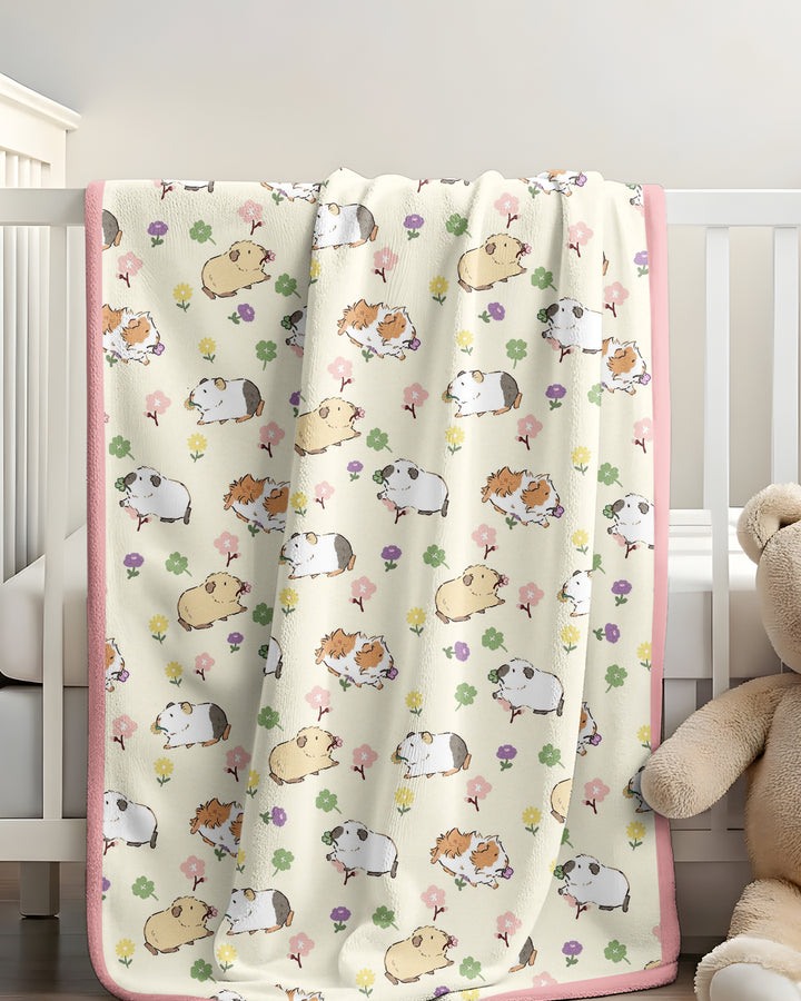 Guinea Pig Garden Bamboo Blanket